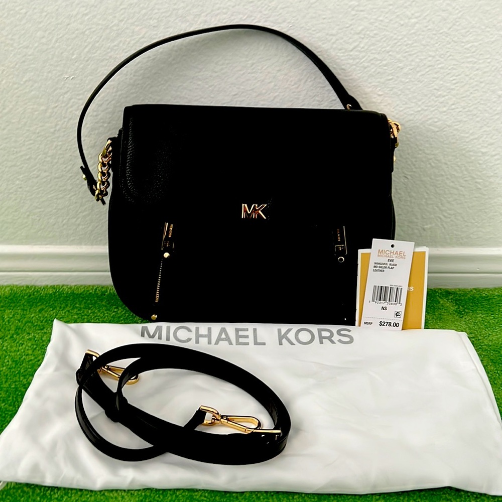 Michael Kors Evie Pebble Leather ShoulderBag
